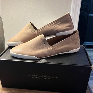 Frye Light Brown Leather Loafers